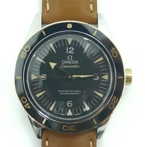 Omega Seamaster 300 233.22.41.21.01.001 41mm Yellow gold and Stainless steel Black