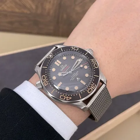 Omega Seamaster Diver 300M 210.90.42.20.01.001 42mm Titanium Brown