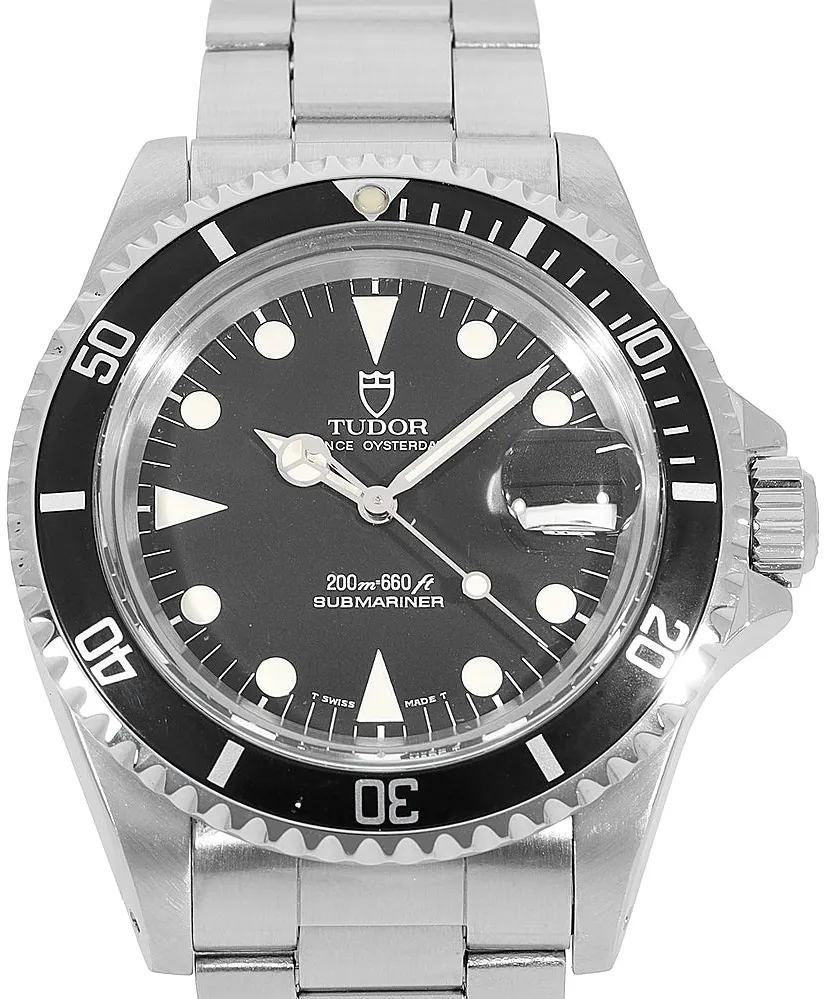 Tudor Submariner 79090 40mm Edelstahl Schwarz