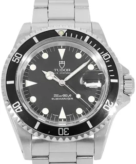 Tudor Submariner 79090 Edelstahl Schwarz