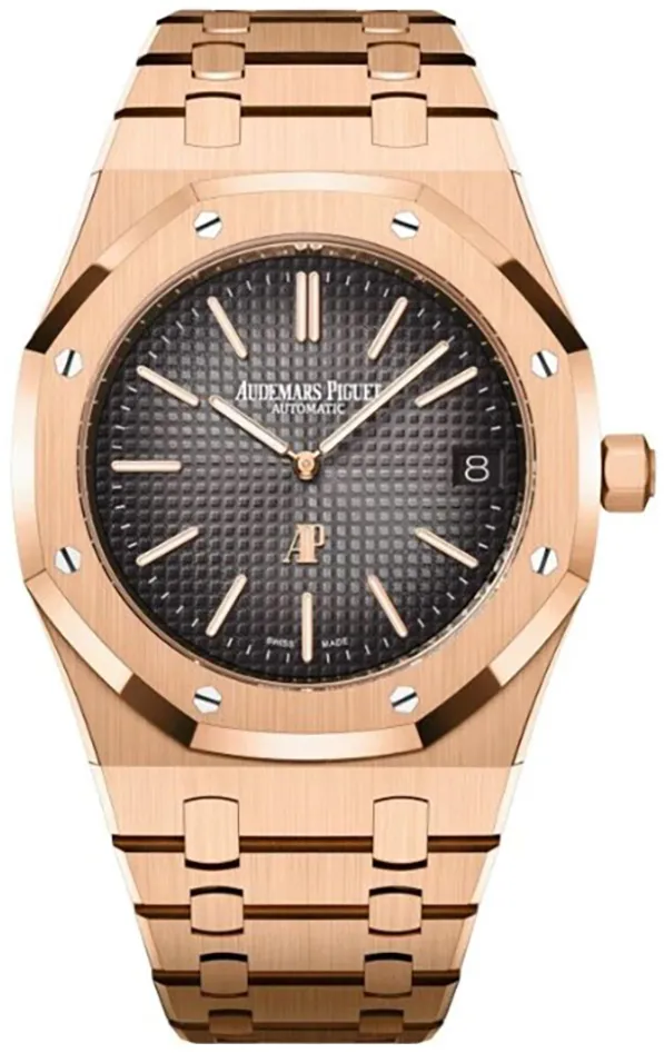 Audemars Piguet Royal Oak 16202OR.OO.1240OR.02 39mm Rose gold Smoked gray