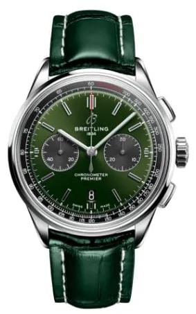 Breitling Premier AB0118221L1P2 Stainless steel Green