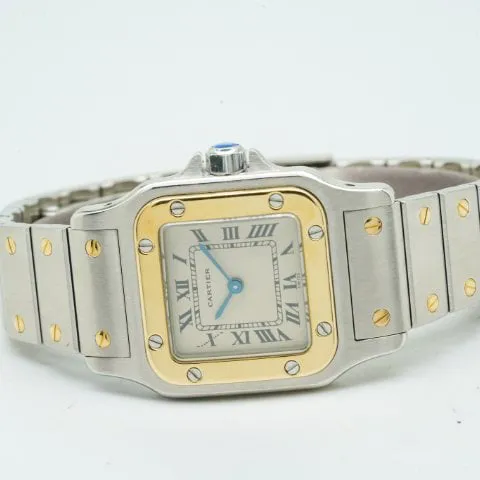 Cartier Santos W20012C4 24mm Yellow gold and Stainless steel Silver