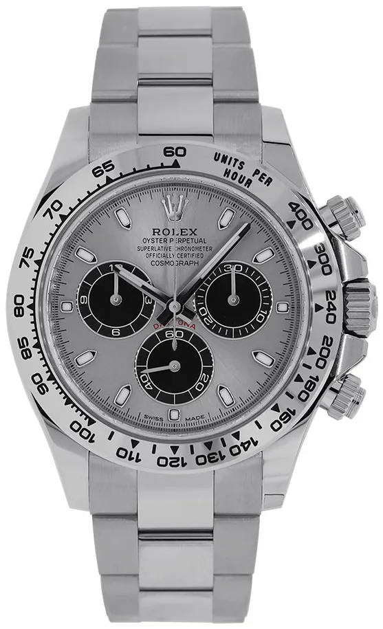 Rolex Daytona 116509 40mm White gold Silver