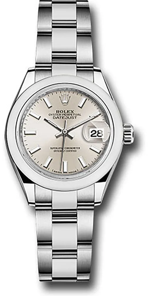 Rolex Lady-Datejust 279160 28mm Stainless steel Silver