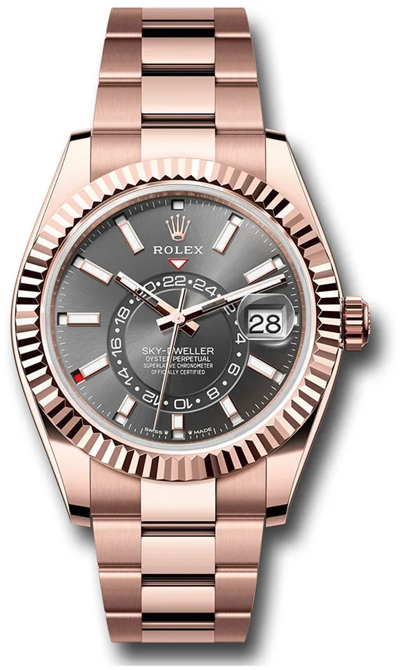 Rolex Sky-Dweller 336935 42mm Rose gold Gray