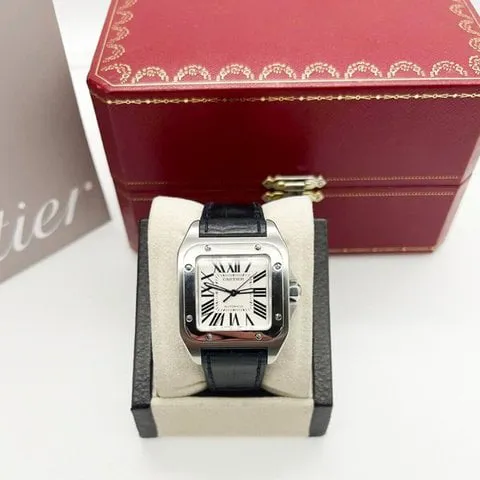 Cartier Santos 2878 33mm Stainless steel Silver