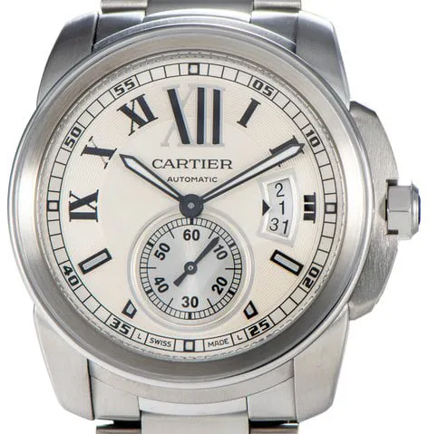 Cartier Calibre de Cartier 3389 42mm Stainless steel Silver