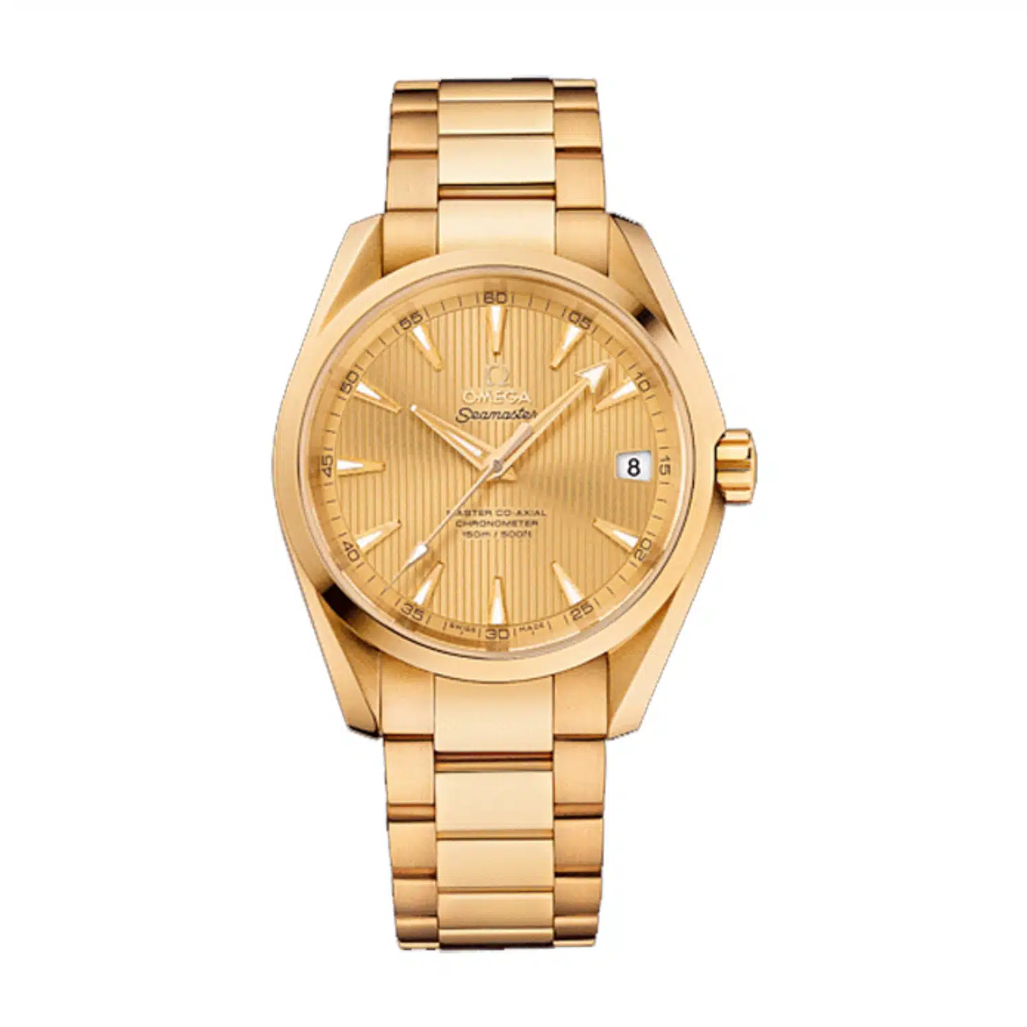 Omega Aqua Terra 231.50.39.21.08.001 38.5mm Yellow gold Golden