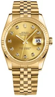 Rolex Datejust 116238-0079 Yellow gold Silver