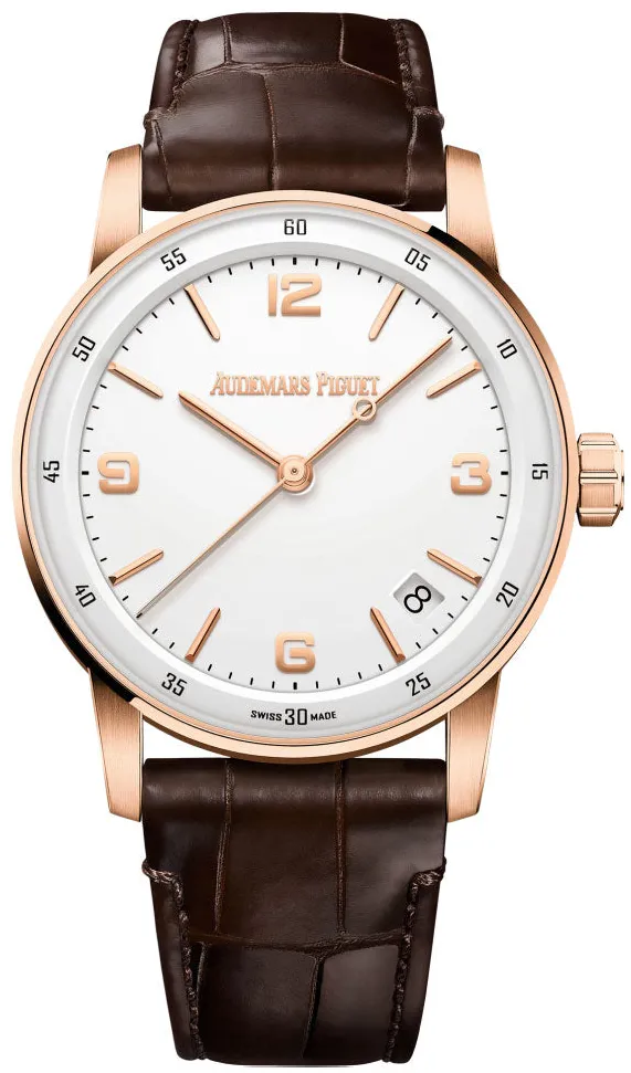 Audemars Piguet Code 11.59 15210OR.OO.A099CR.01 41mm Rose gold Lacquered white