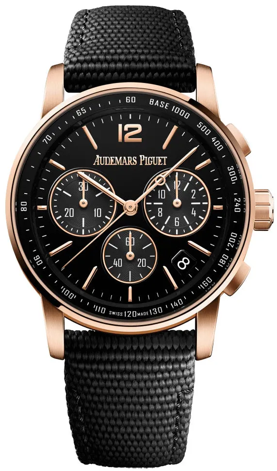 Audemars Piguet Code 11.59 26393OR.OO.A002KB.01 41mm Rose gold Lacquered black