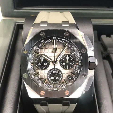 Audemars Piguet Royal Oak Offshore 26420SO.OO.A600CA.01 43mm Stainless steel Brown