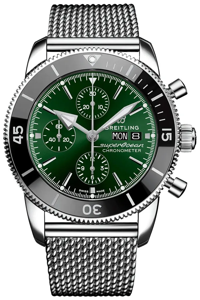 Breitling Superocean Heritage A13313121L1A1 44mm Stainless steel Green