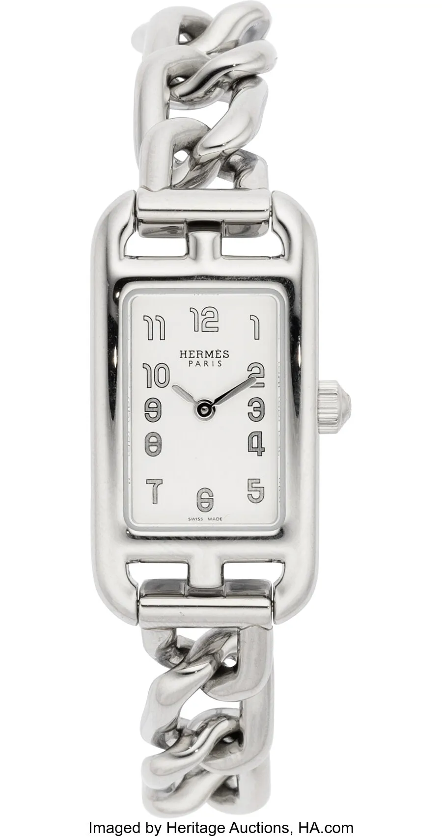 Hermès Nantucket 17mm Stainless steel Silver