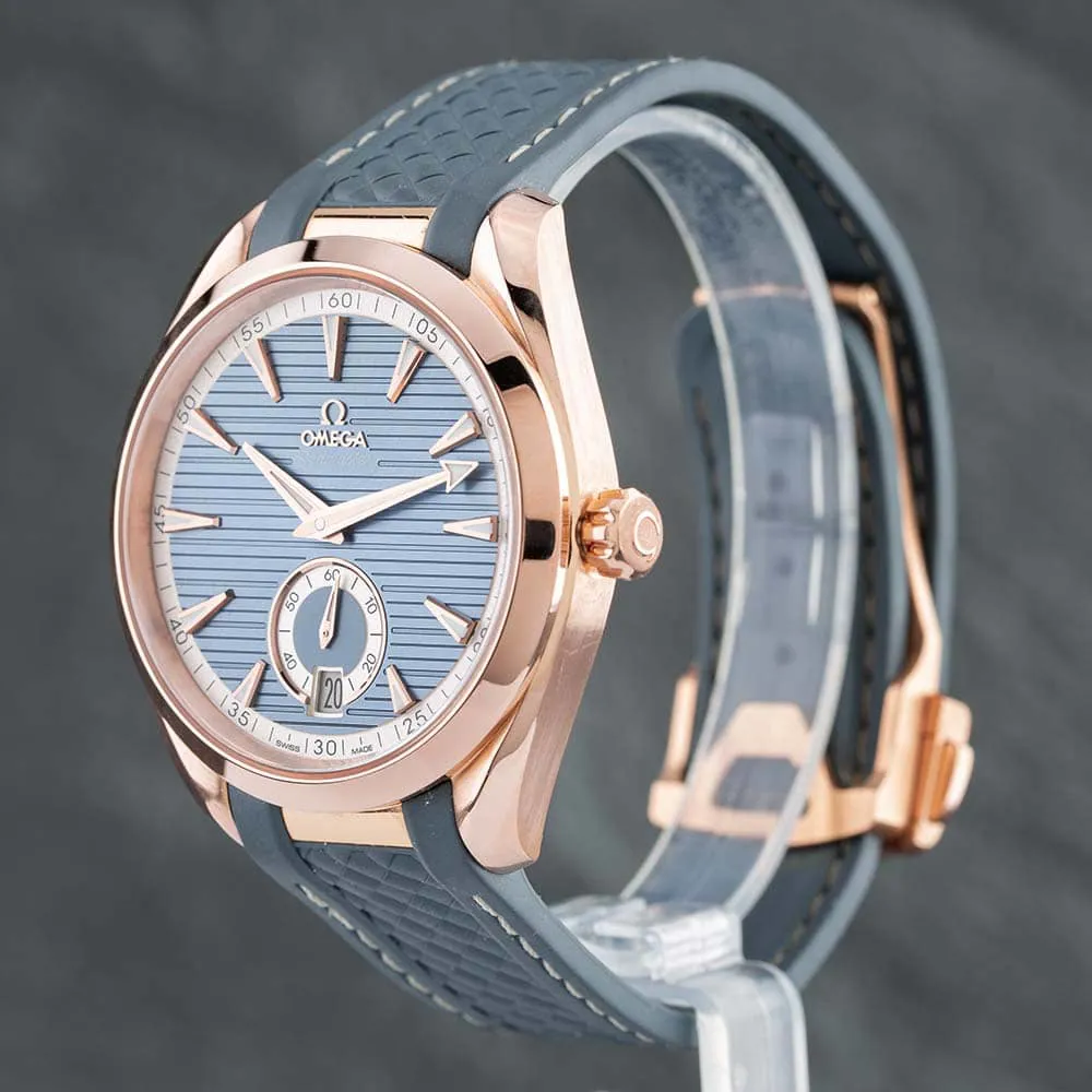 Omega Aqua Terra 220.52.41.21.03.002 48mm Rose gold Blue 1