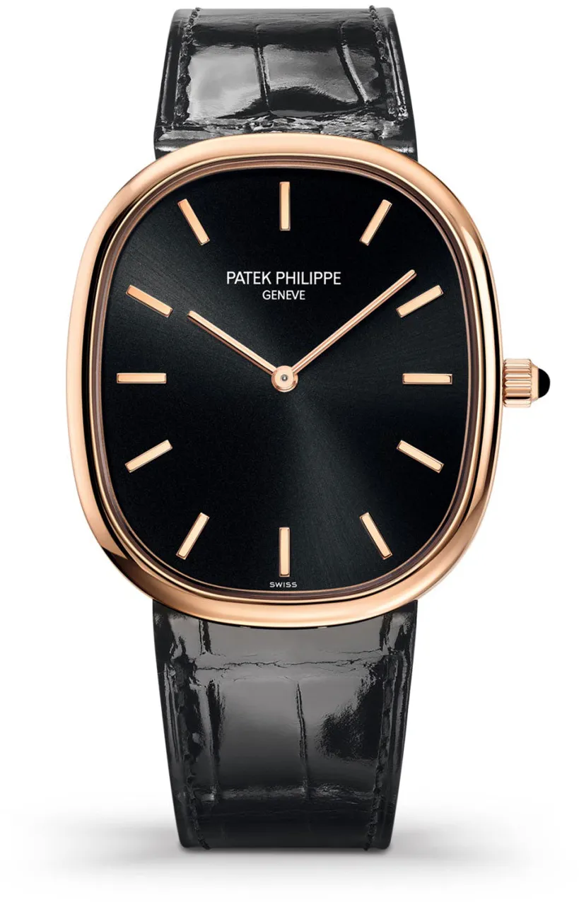 Patek Philippe Golden Ellipse 5738R-001 34.5mm 18k rose gold •