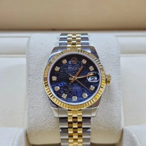 Rolex Datejust 31 178273 31mm Yellow gold and Stainless steel Blue