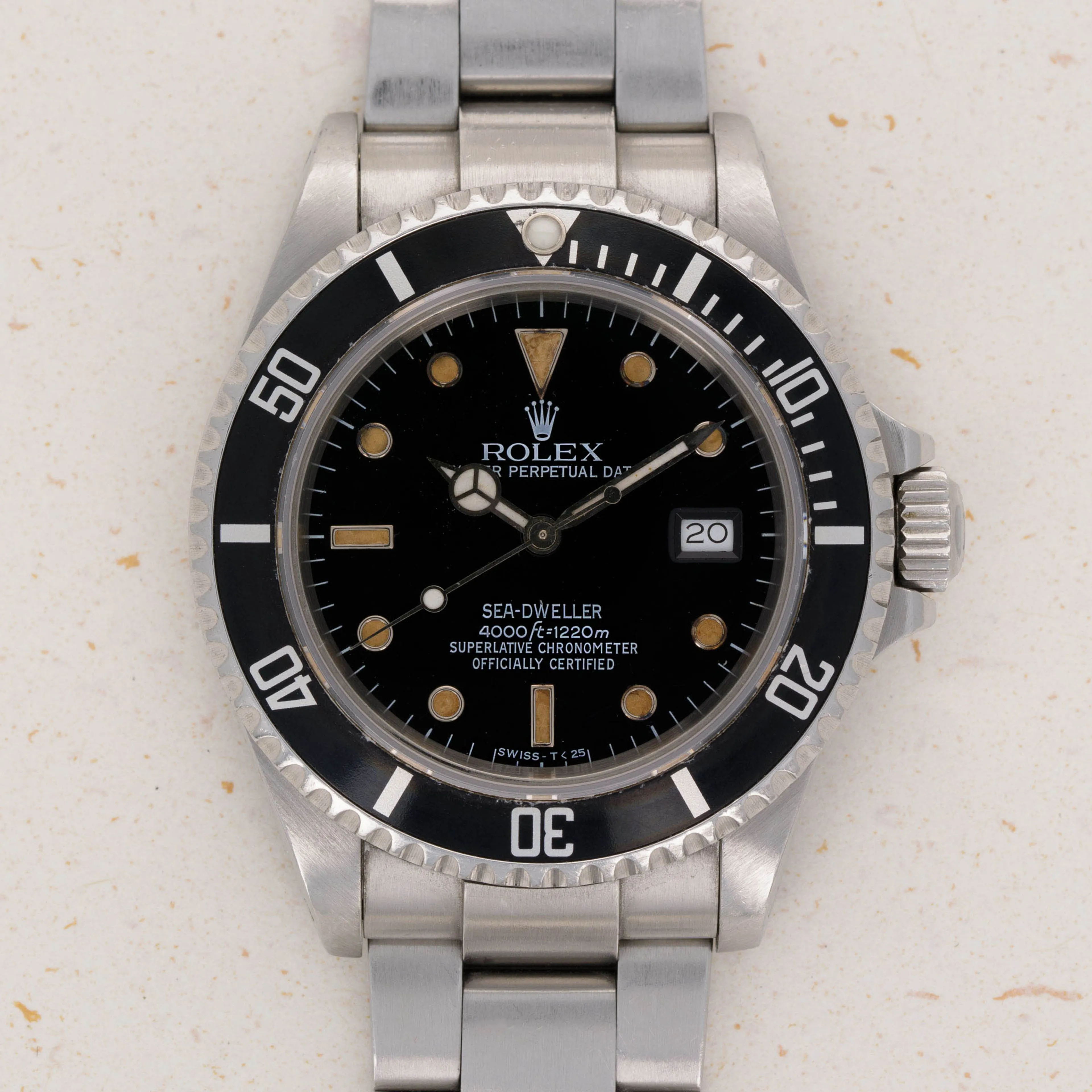 Rolex Sea-Dweller 16660 40mm Stainless steel Black