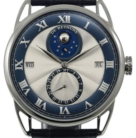 De Bethune DB25 DB25SQPA 40mm Titanium Blue