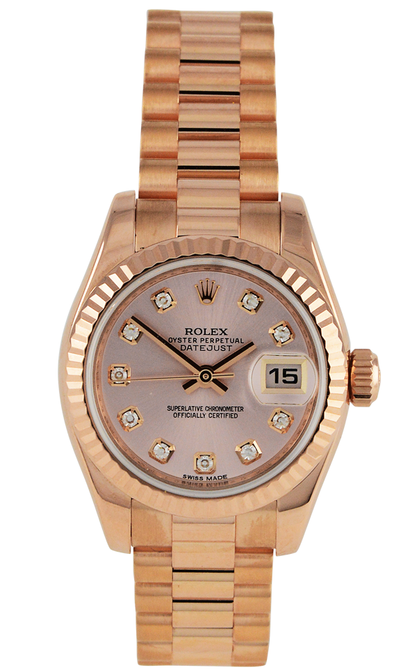 Rolex Datejust 179175F Rose gold