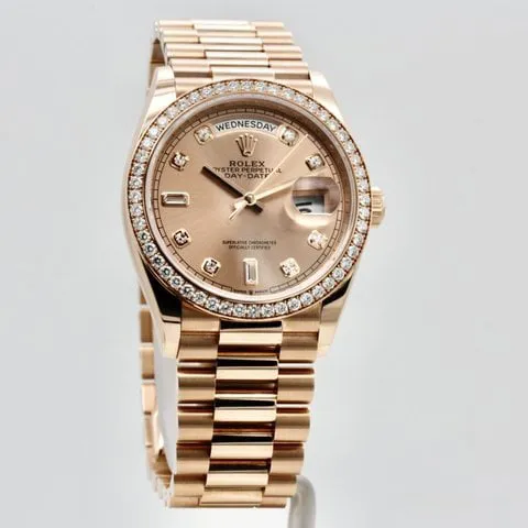 Rolex Day-Date 36 128345RBR 36mm Rose gold Pink