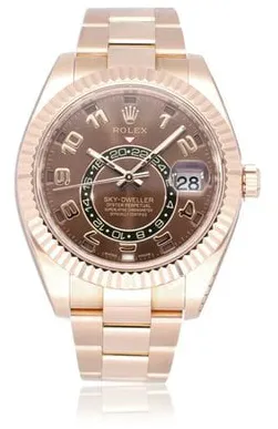 Rolex Sky-Dweller 326935 42mm Rose gold Brown