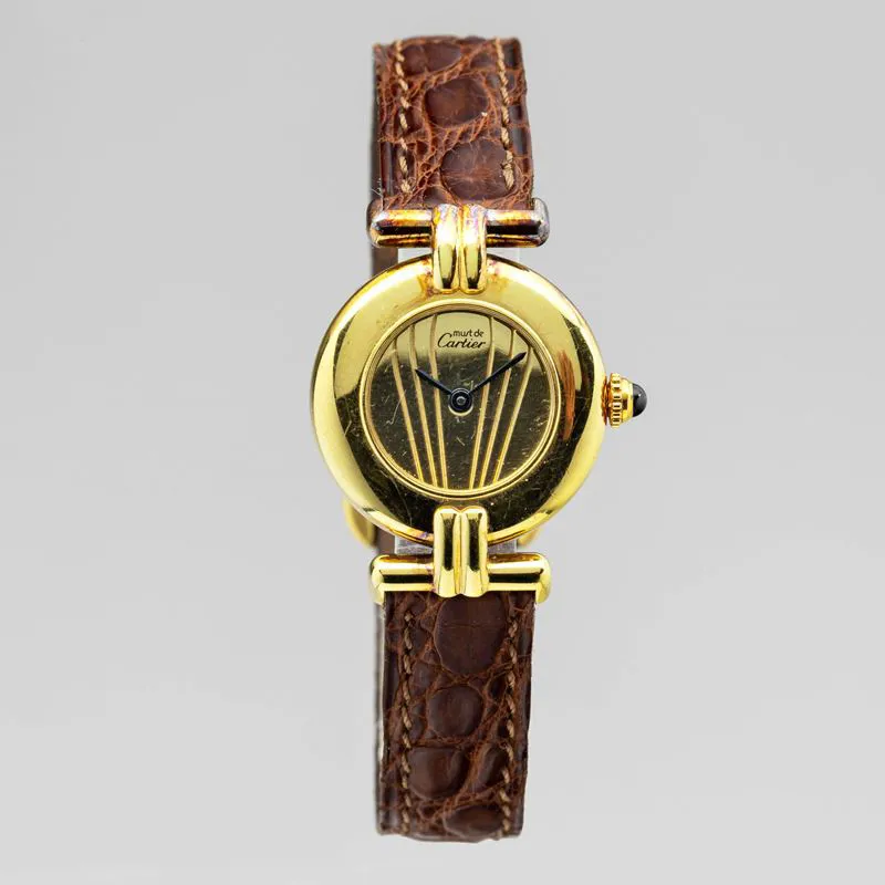 Cartier Colisee 590002 24mm Silver-gilt Gilt