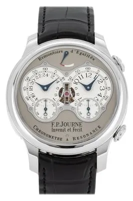 F.P. Journe Chronomètre à Résonance RN PT 42 A SI 42mm Platinum Silver