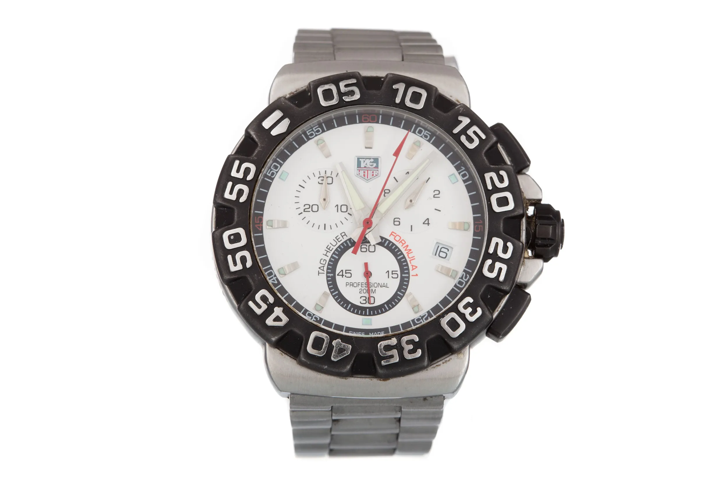TAG Heuer Professional 41mm Stainless steel Silver