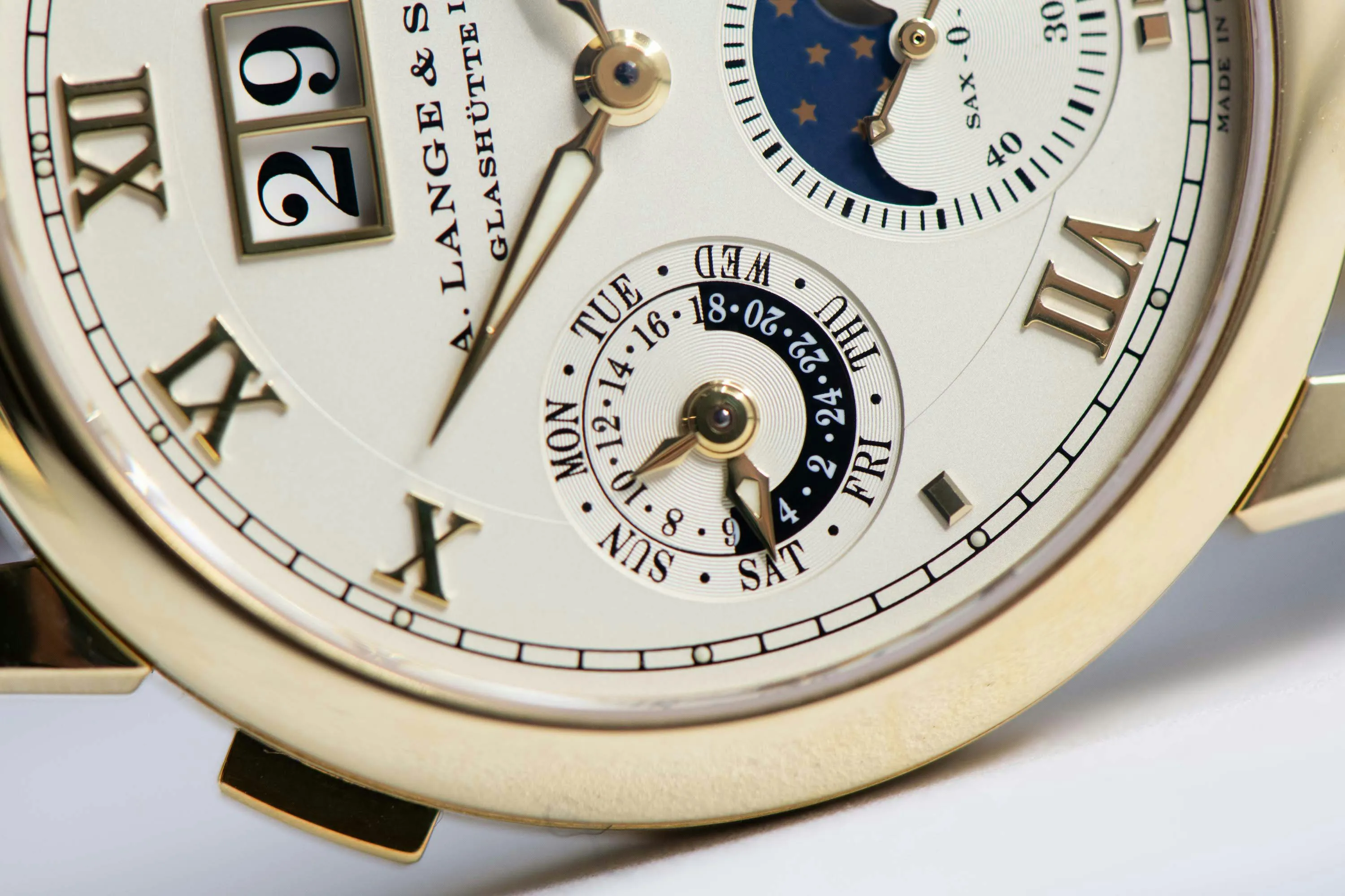 A. Lange & Söhne Langematik Perpetual 310.021 38.5mm Yellow gold Champagne 17