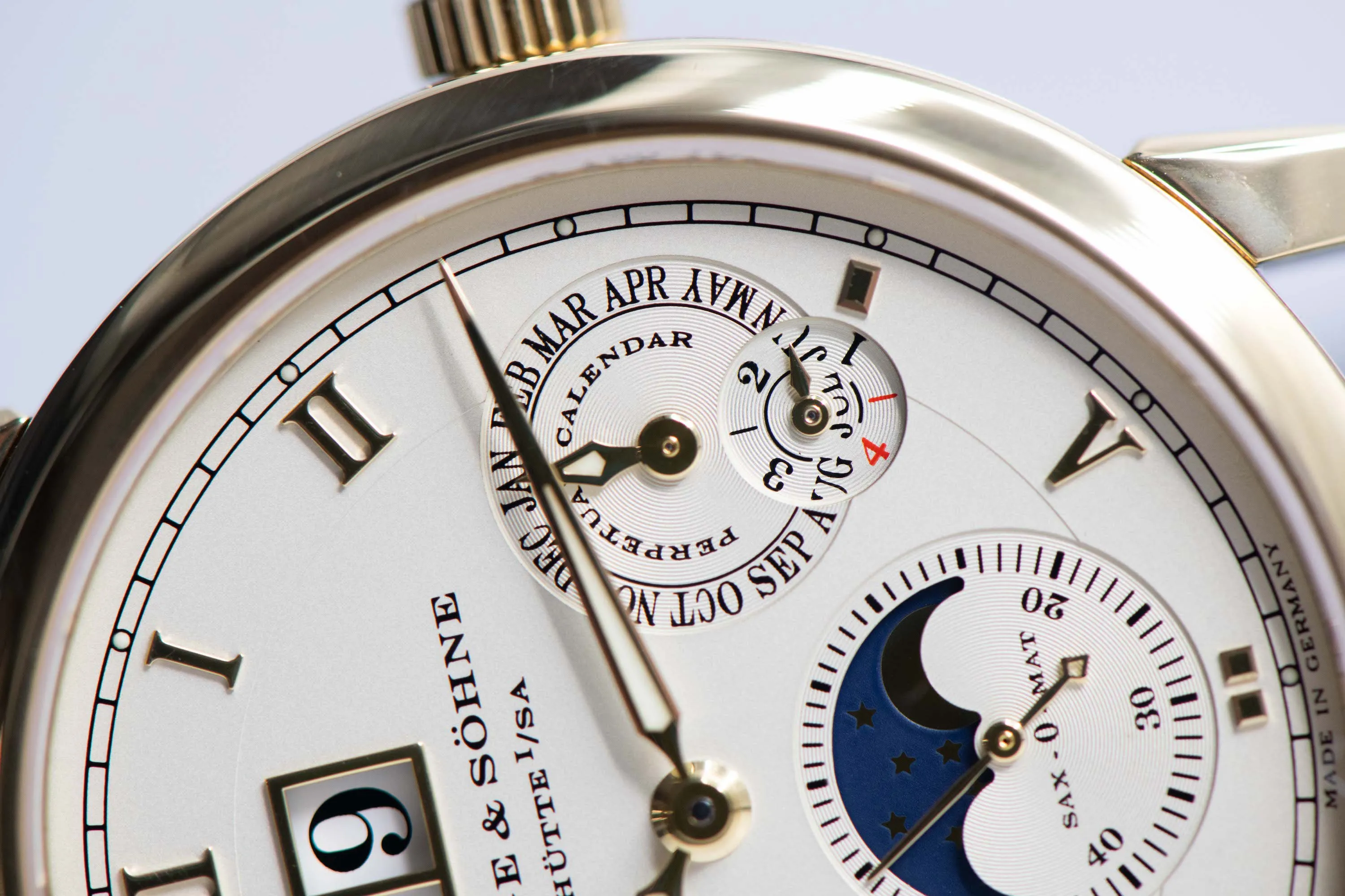 A. Lange & Söhne Langematik Perpetual 310.021 38.5mm Yellow gold Champagne 14