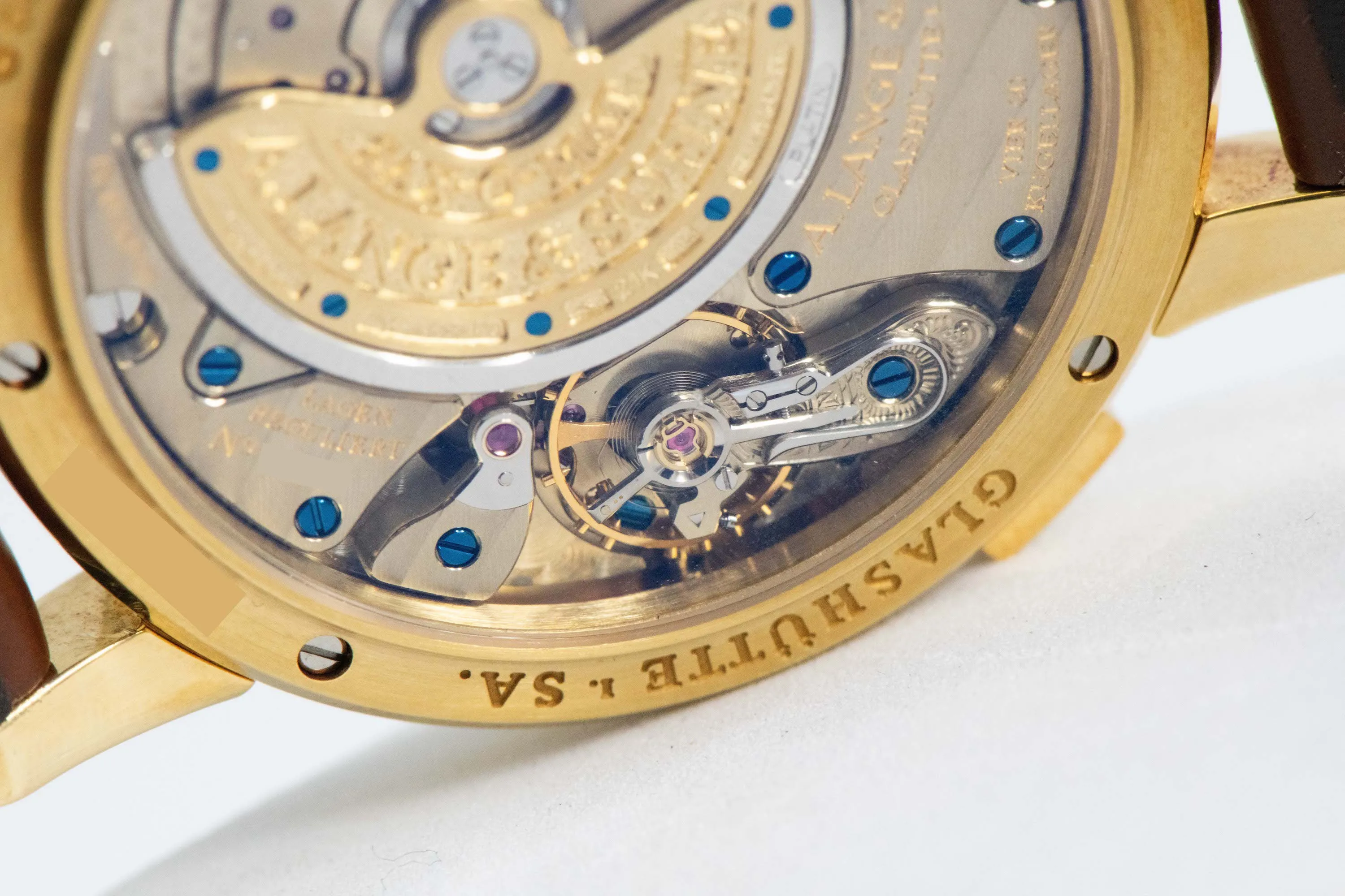 A. Lange & Söhne Langematik Perpetual 310.021 38.5mm Yellow gold Champagne 2