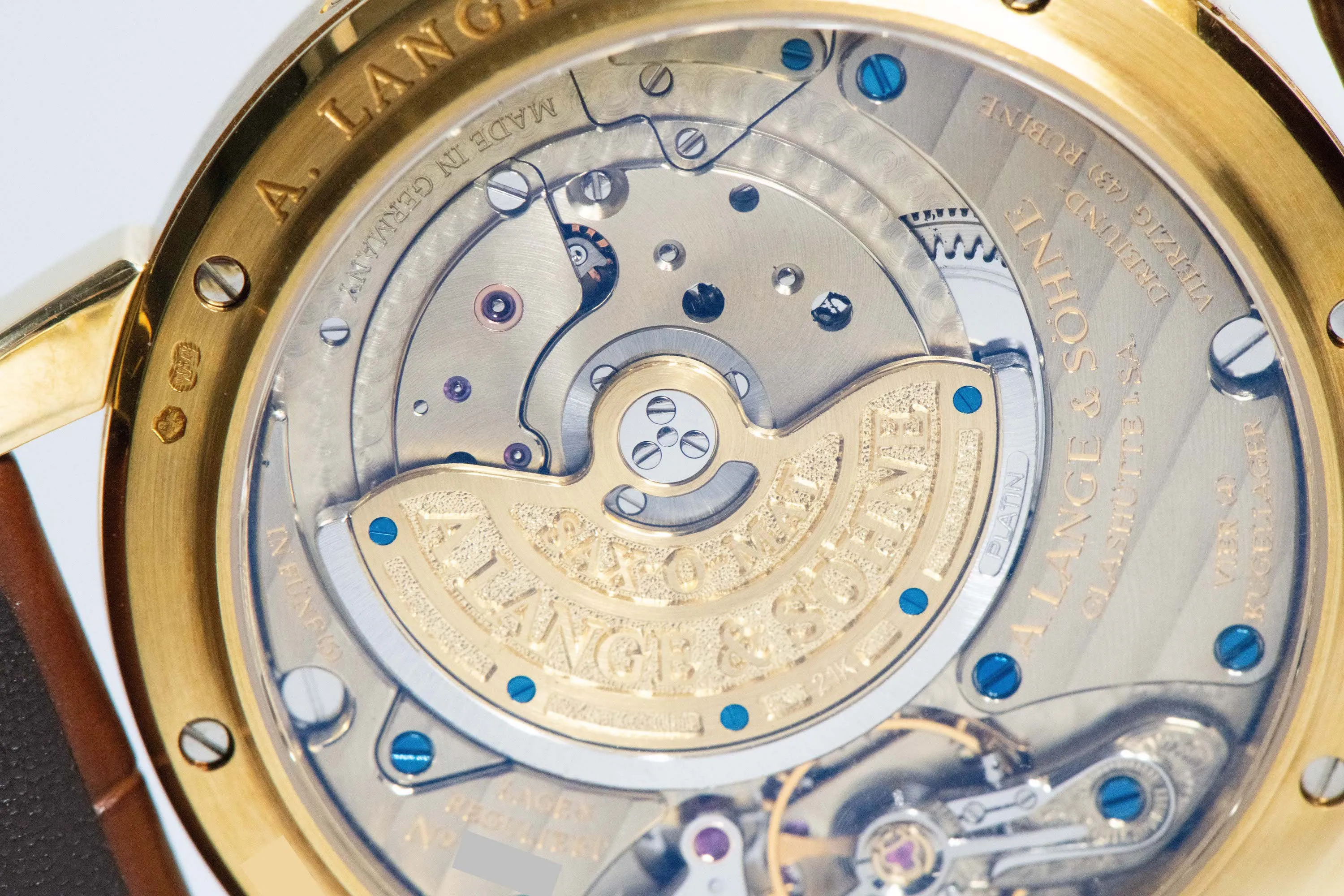 A. Lange & Söhne Langematik Perpetual 310.021 38.5mm Yellow gold Champagne 1