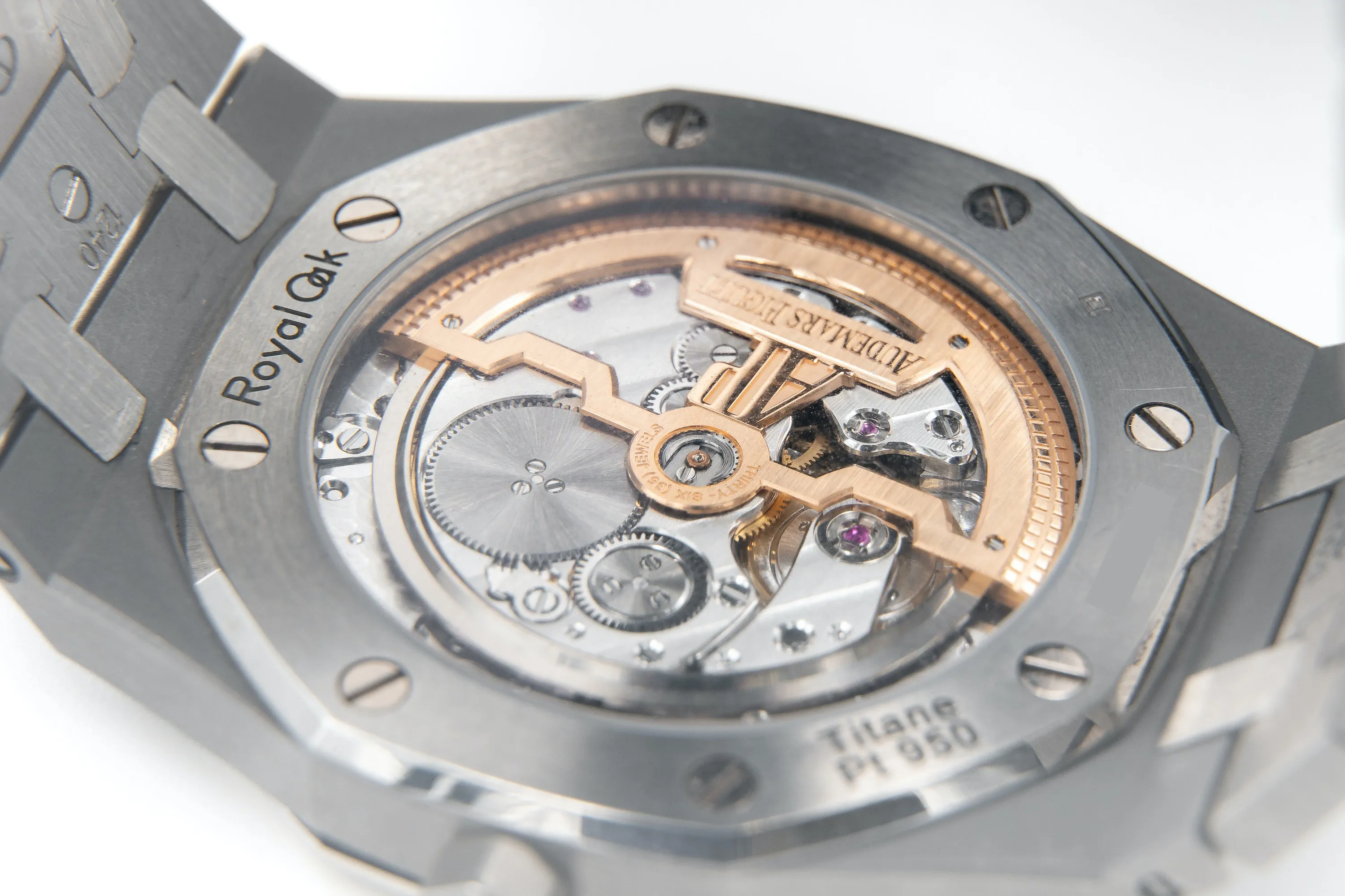 Audemars Piguet Royal Oak 15202IP.OO.1240IP.01 39mm Platinum and Titanium Blue 14