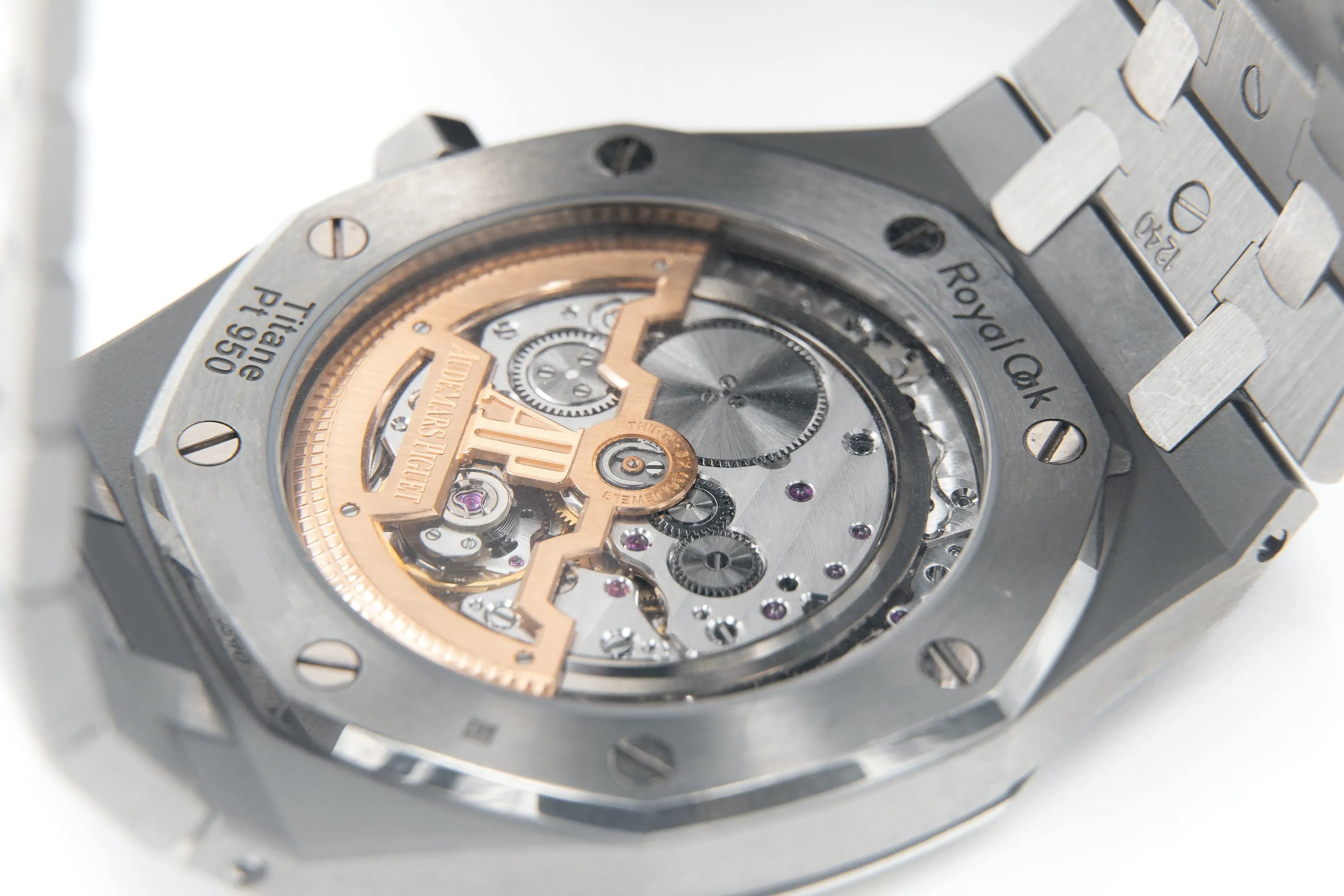 Audemars Piguet Royal Oak 15202IP.OO.1240IP.01 39mm Platinum and Titanium Blue 16