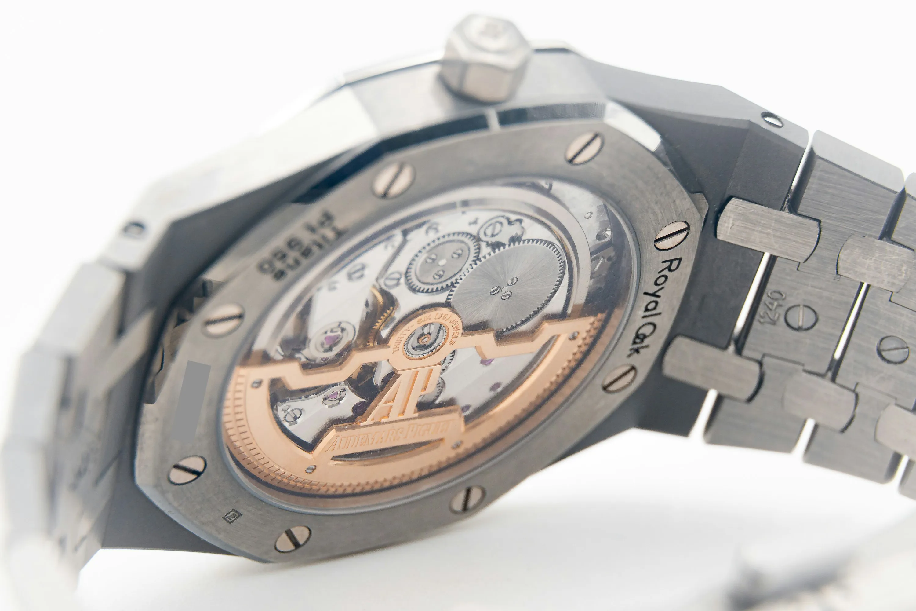 Audemars Piguet Royal Oak 15202IP.OO.1240IP.01 39mm Platinum and Titanium Blue 19