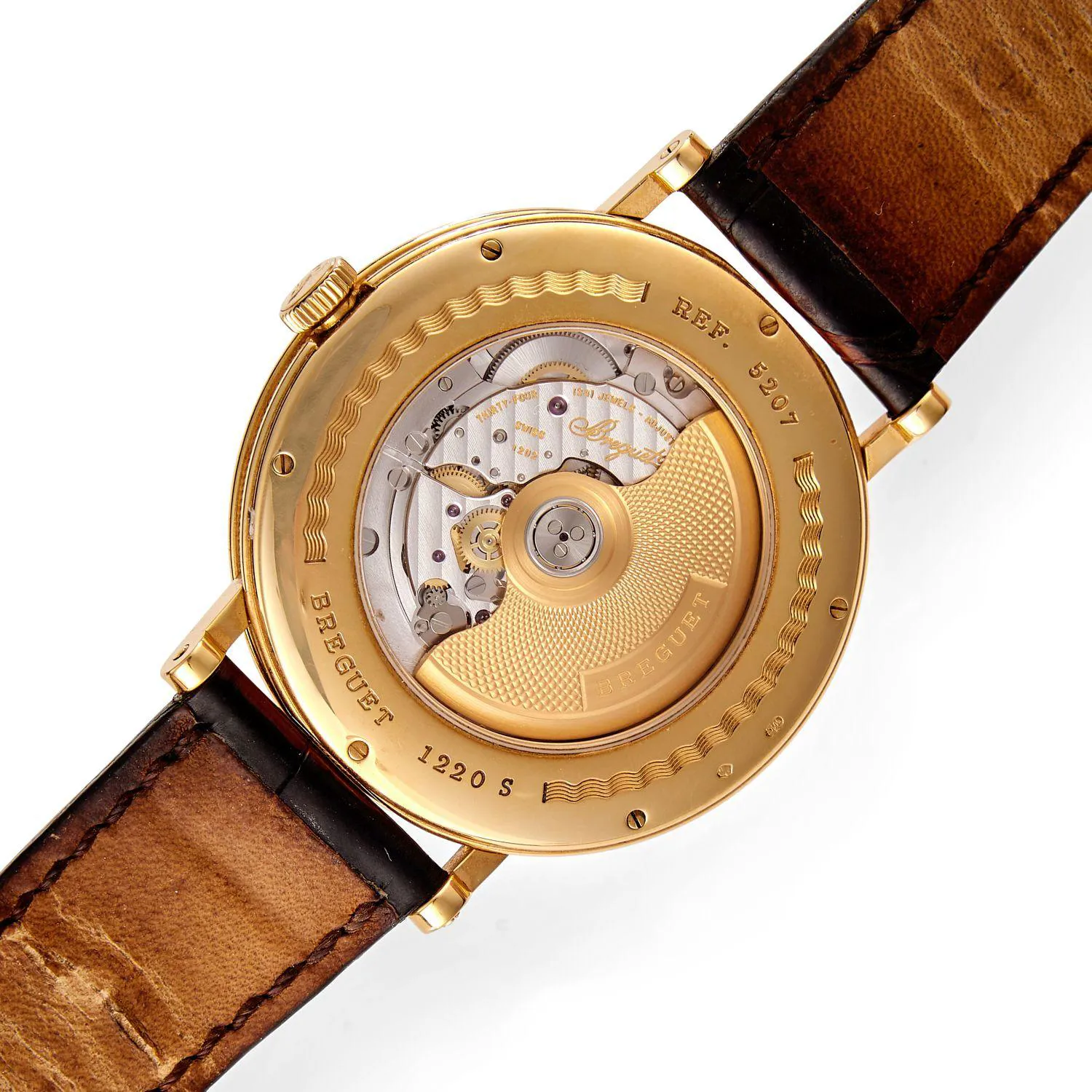 Breguet Classique 5207BA/12/9V6 40mm Yellow gold Silver 1