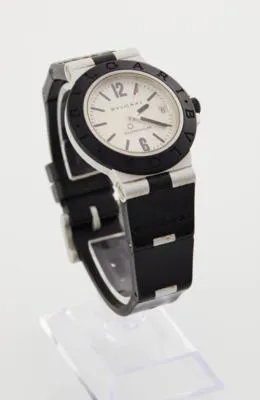 Bulgari Diagono AL 38 A 38mm Aluminium Silver 1