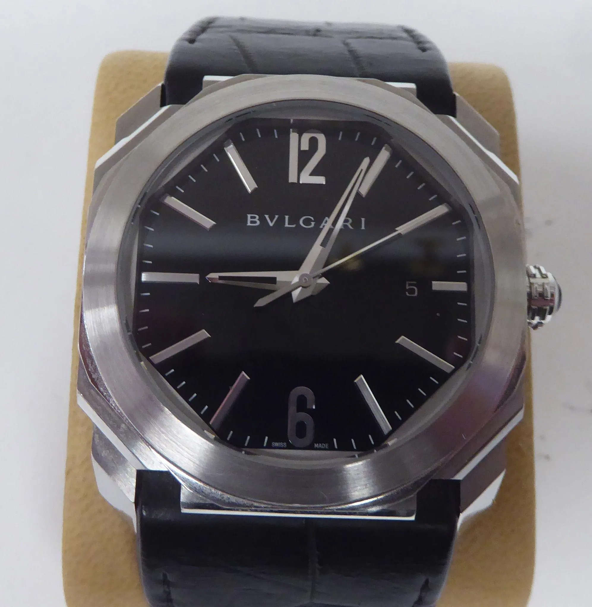 Bulgari Octo BG0415 41mm Stainless steel Black