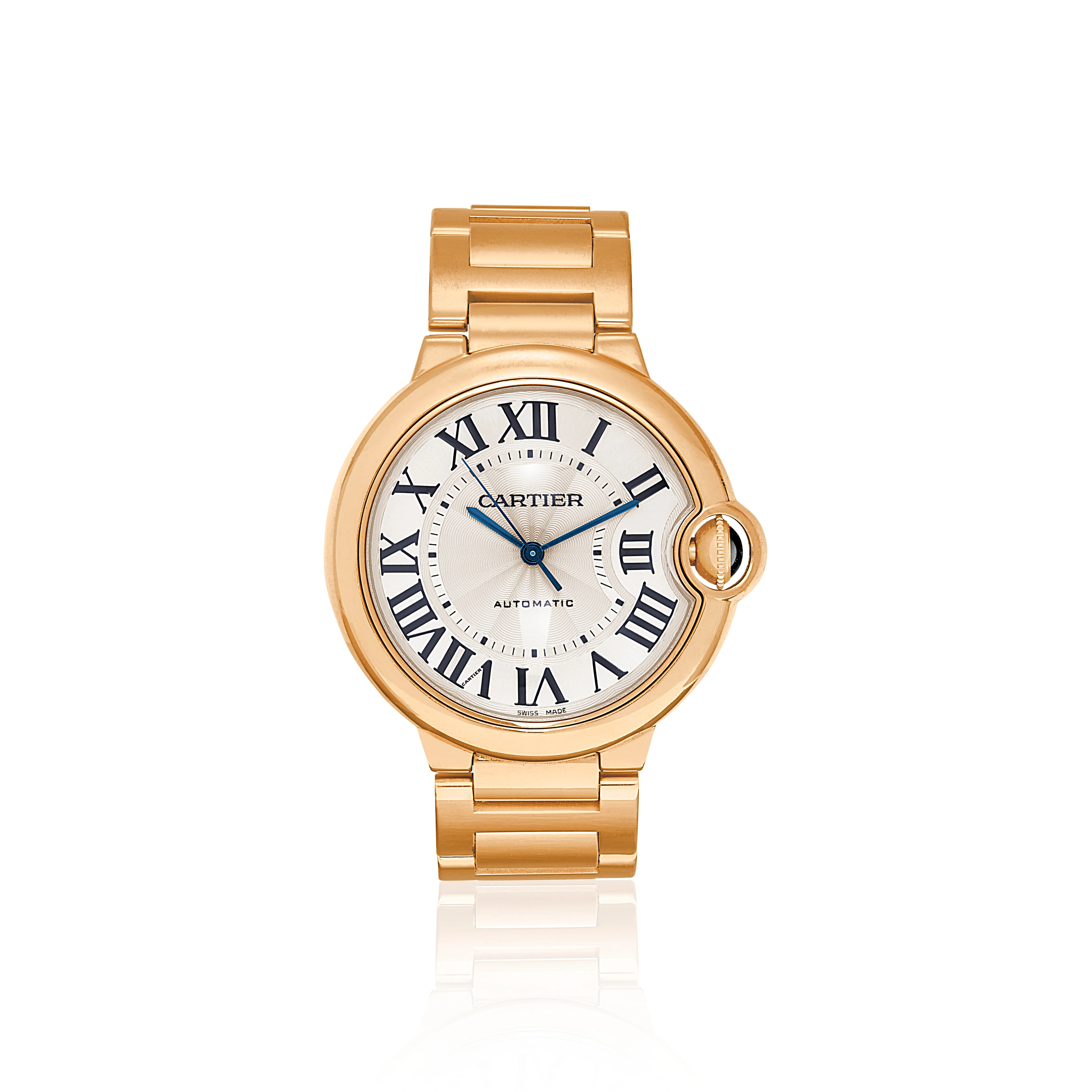 Cartier Ballon Bleu 3003 36mm Rose gold Guilloché