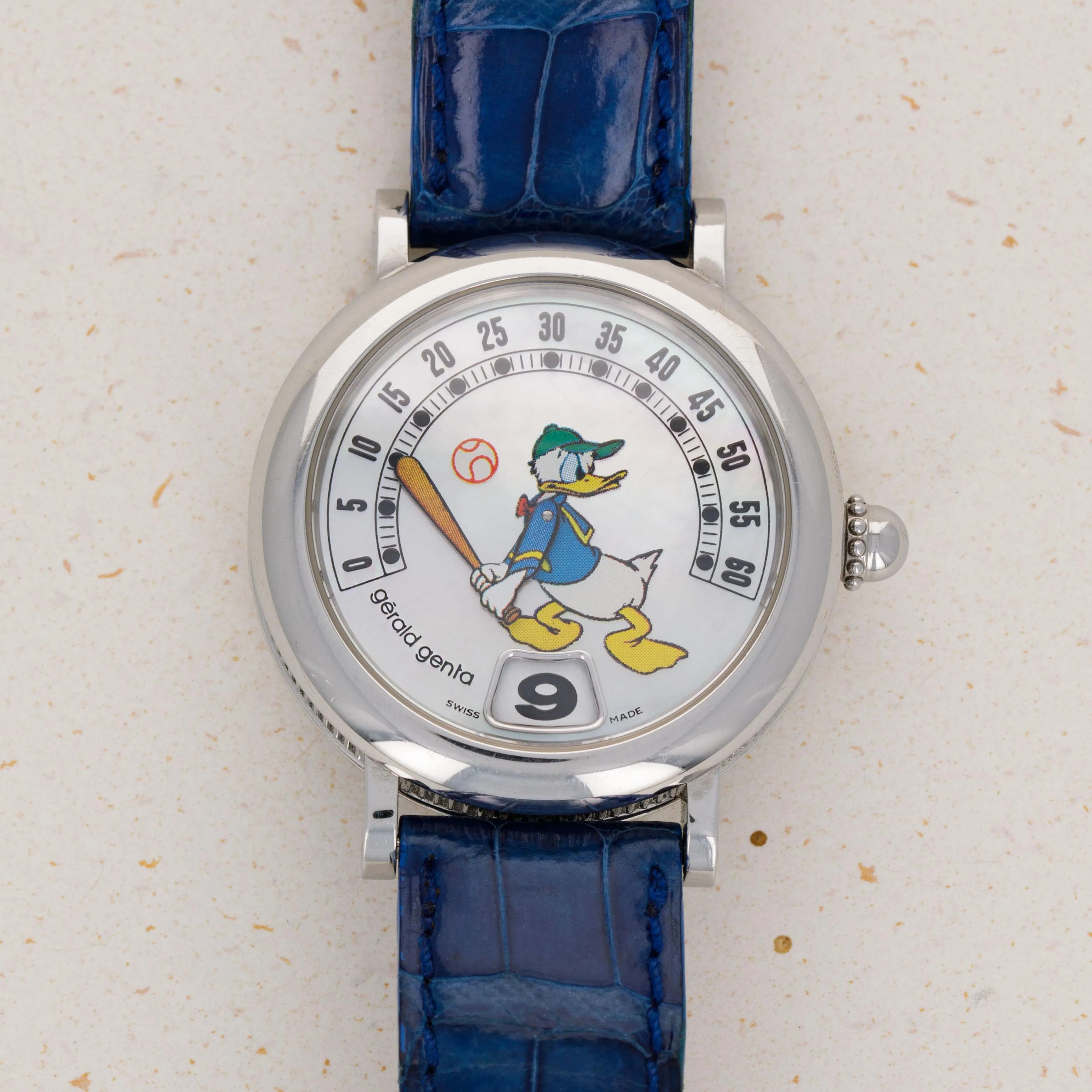 Gérald Genta Donald Duck Retrograde G.3612