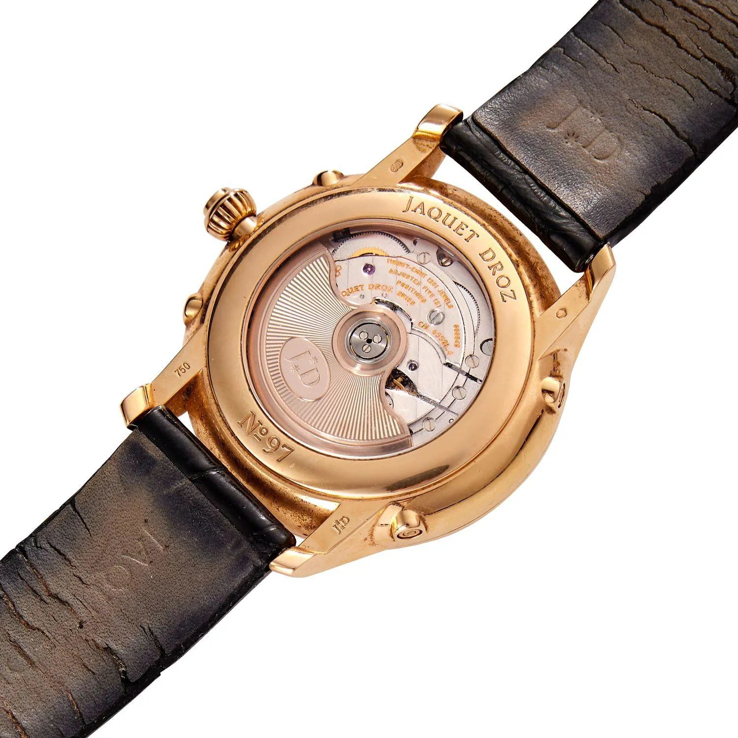 Jaquet Droz Les Lunes Hommage 40.5mm Rose gold Silver 2