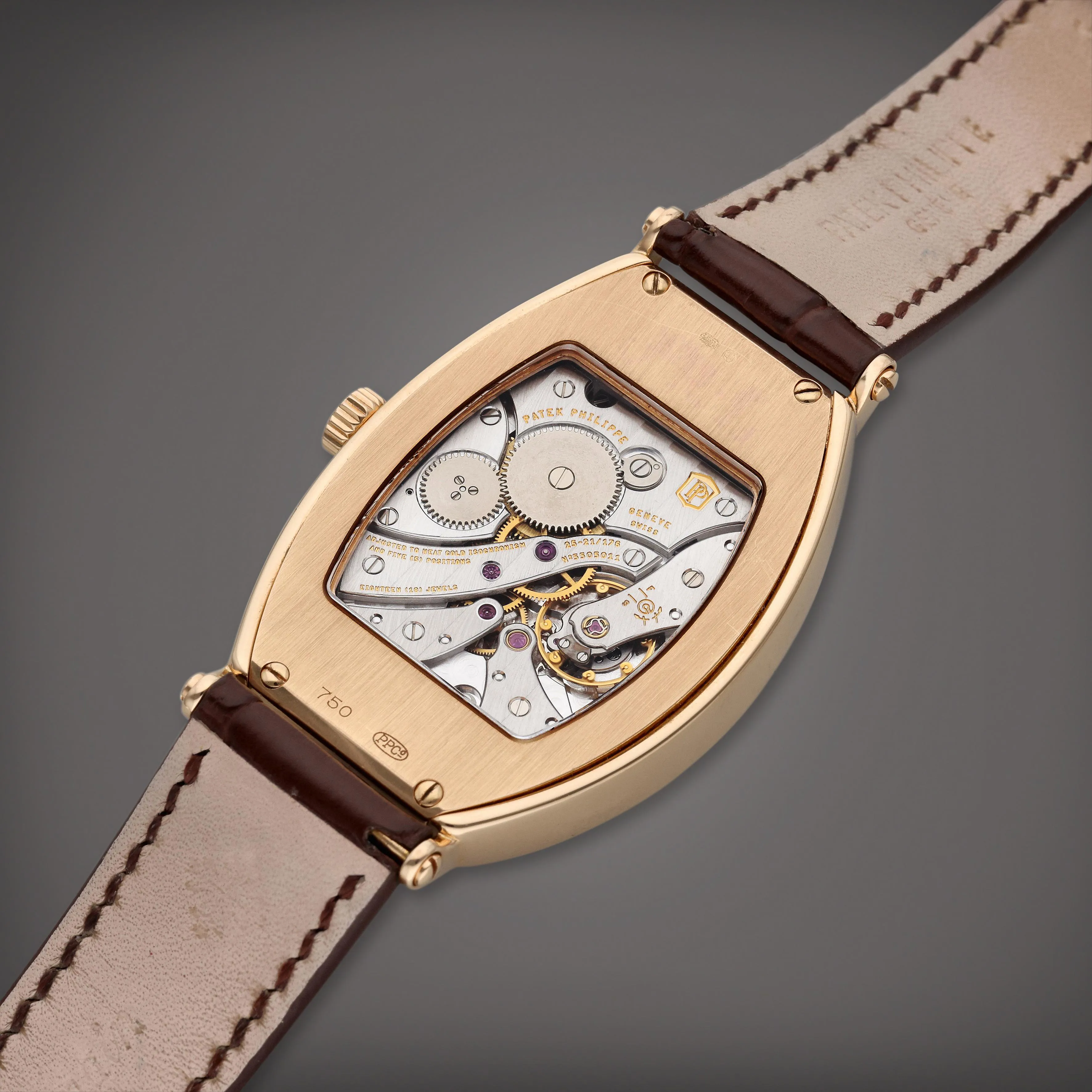 Patek Philippe Gondolo 5098R 49mm Rose gold Guilloché 4