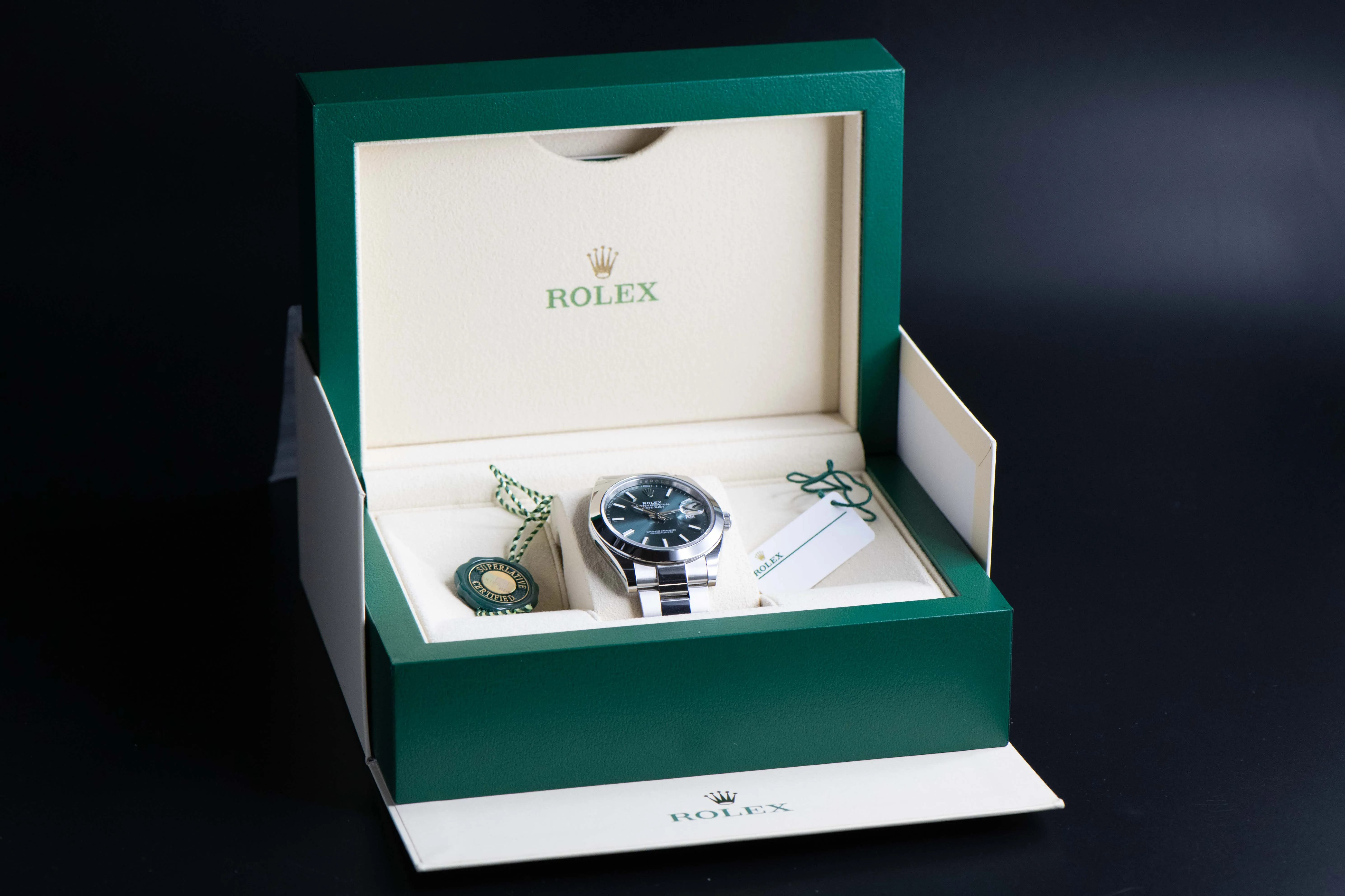 Rolex Datejust 41 126300 41mm Stainless steel Green 16