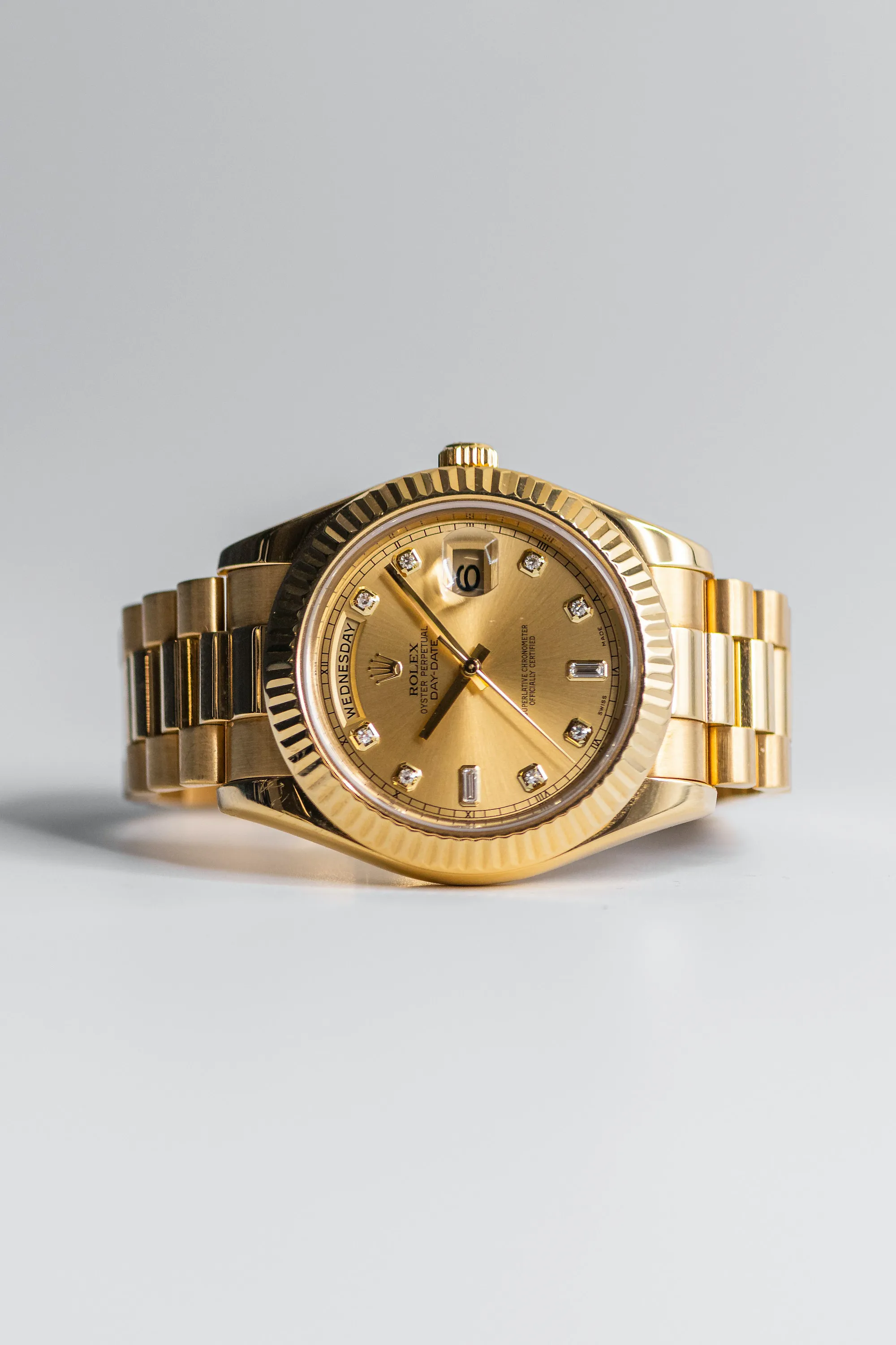 Rolex Day-Date II 218238 41mm Yellow gold Champagne 6