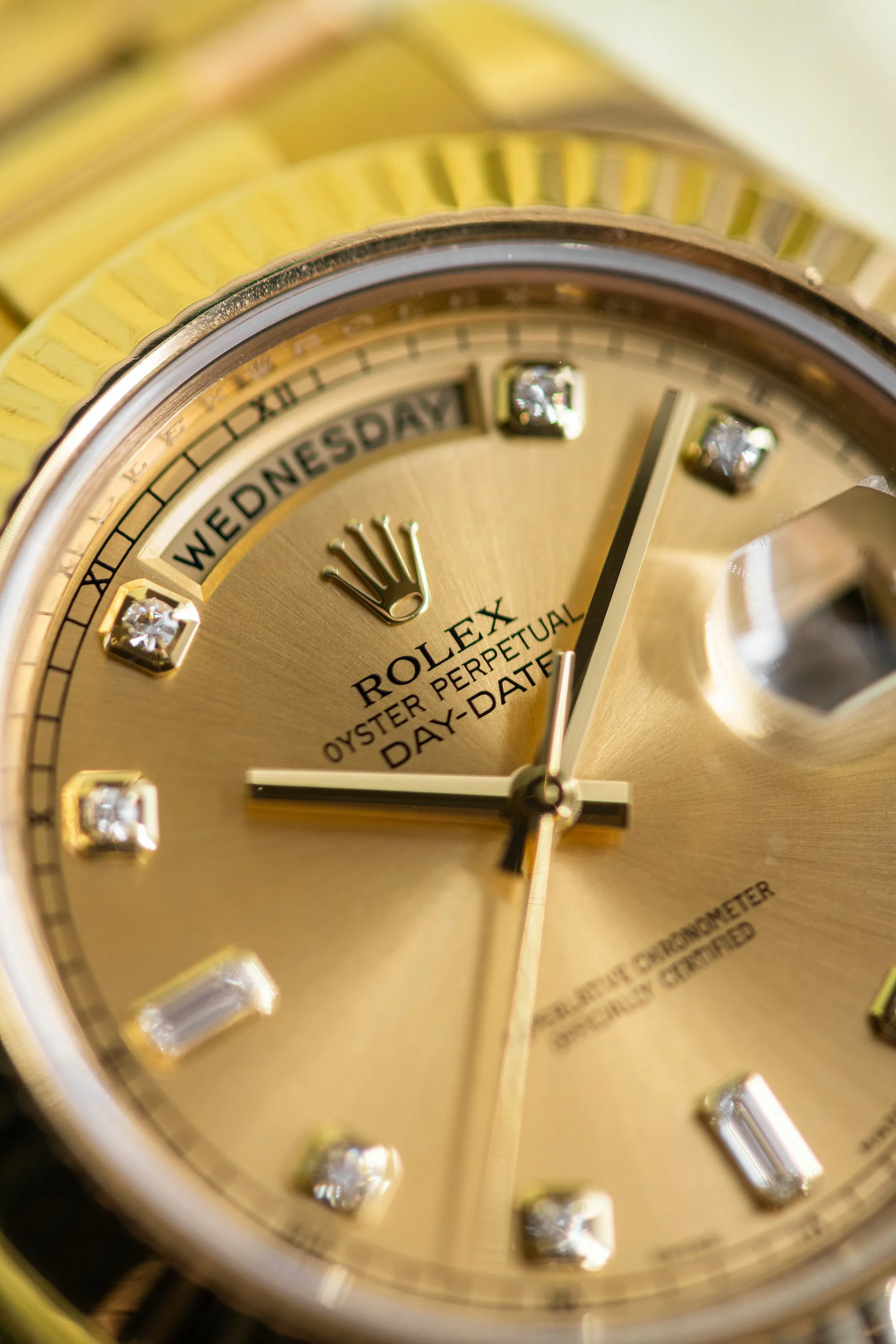 Rolex Day-Date II 218238 41mm Yellow gold Champagne 13