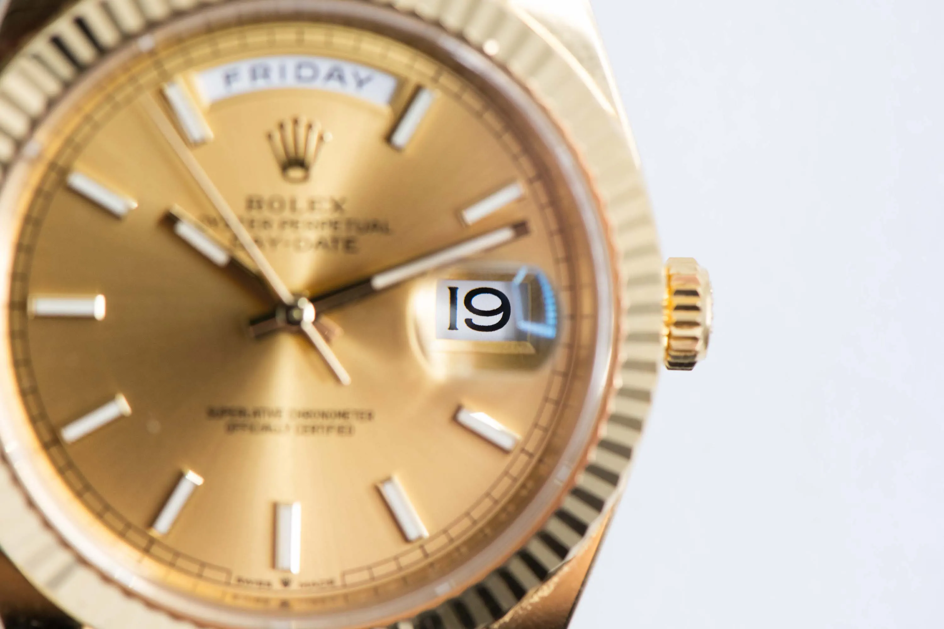 Rolex Day-Date 40 228238 40mm Yellow gold Champagne 4