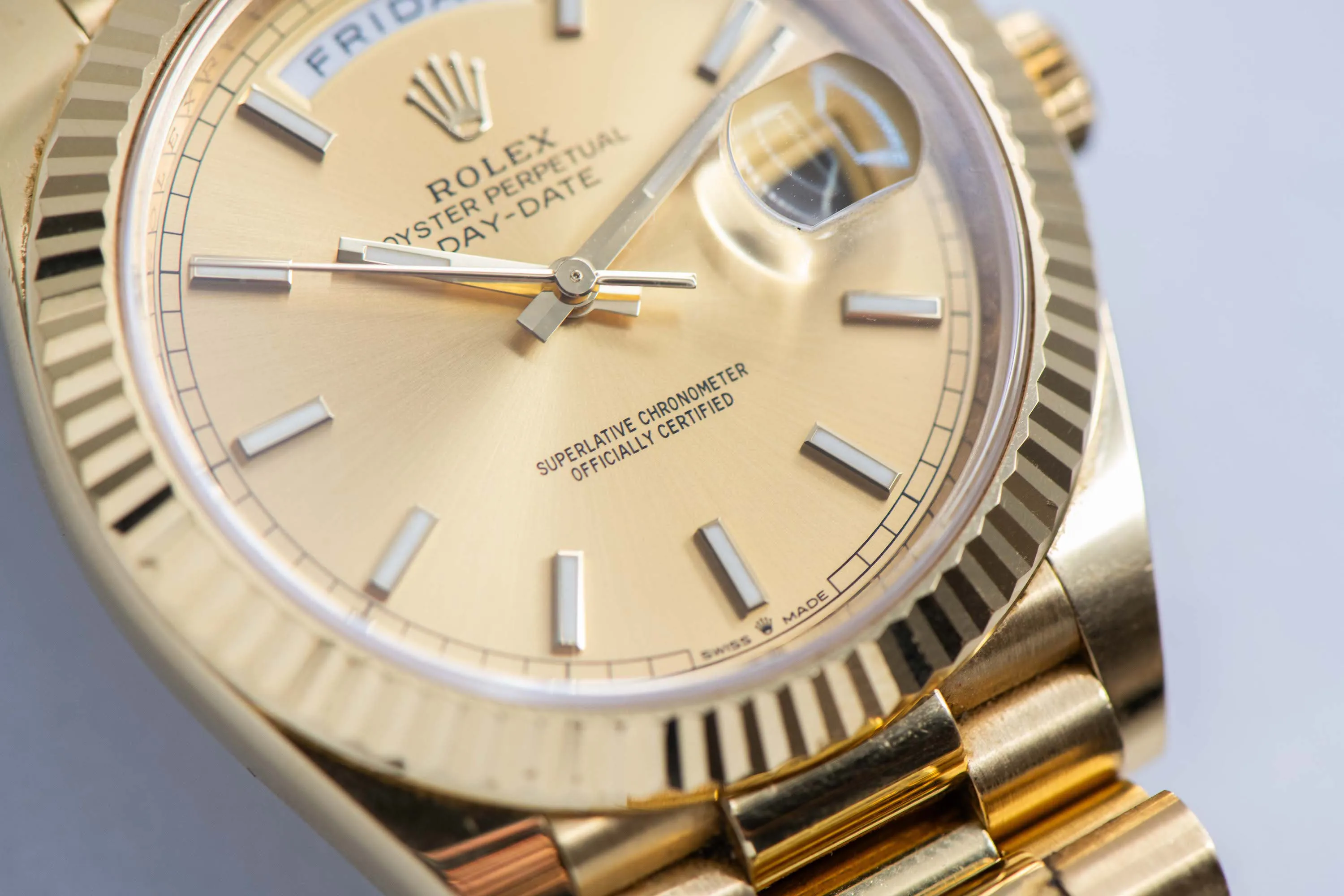 Rolex Day-Date 40 228238 40mm Yellow gold Champagne 5