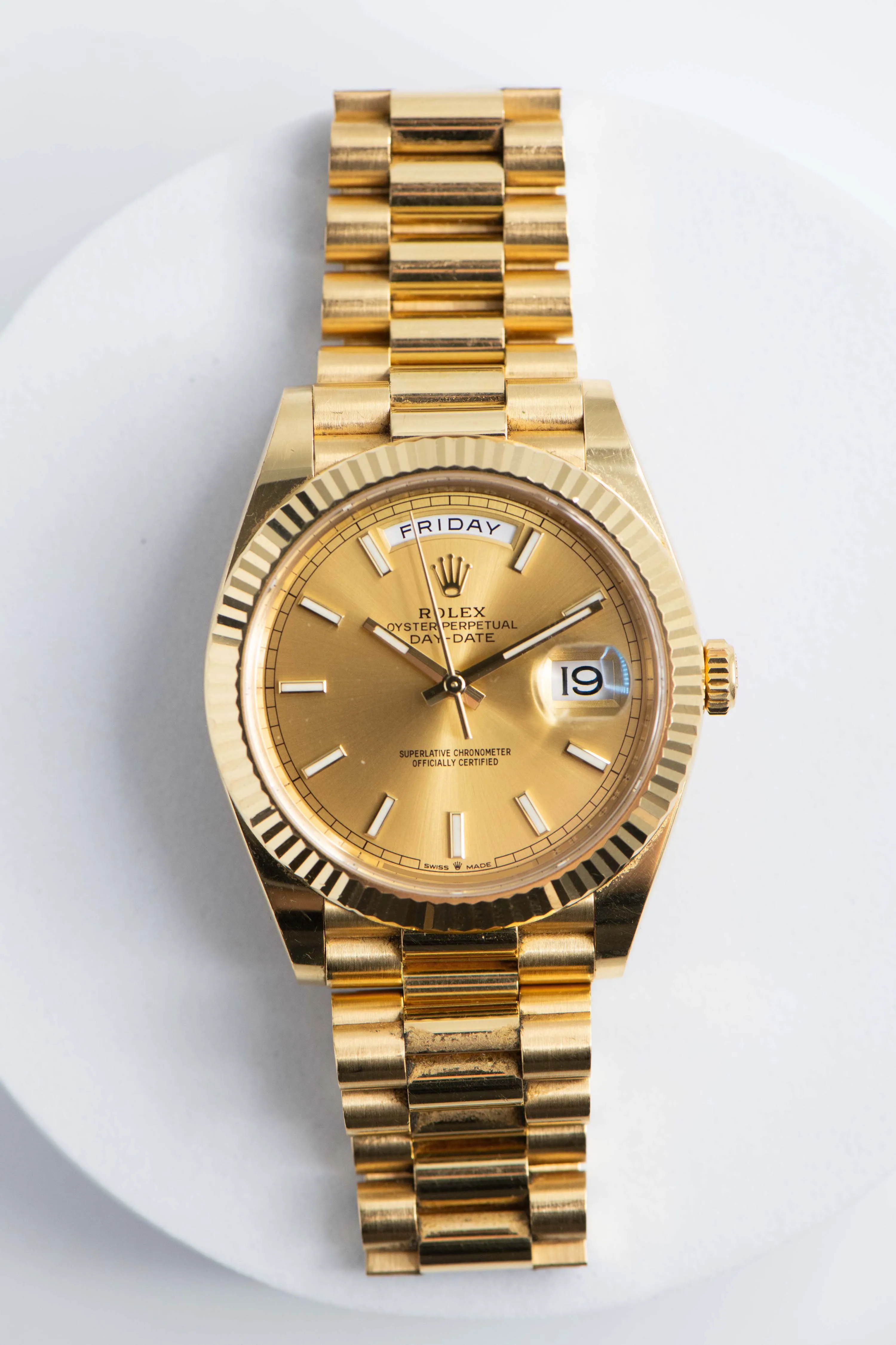 Rolex Day-Date 40 228238 40mm Yellow gold Champagne 7